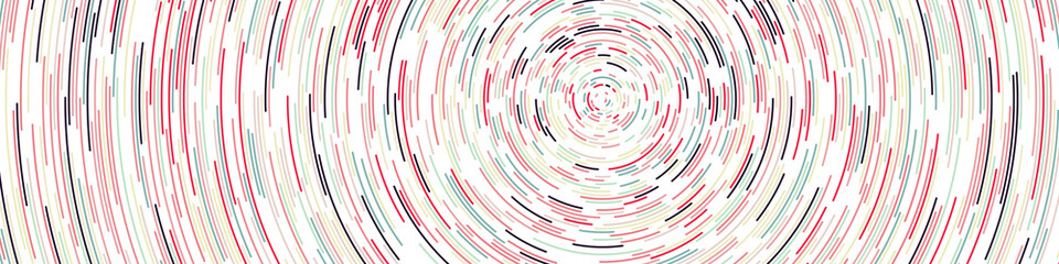 Colorful Universe Circular Distribution Computational Generative Art background illustration