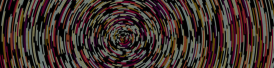 Colorful Universe Circular Distribution Computational Generative Art background illustration