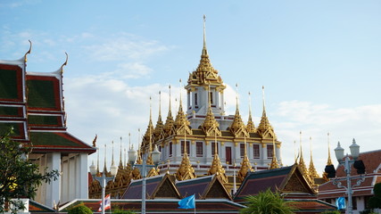 Fototapeta premium temple is one of Bangkok is significant and beautiful temples is the one landmark of tourism many tourists like to visit