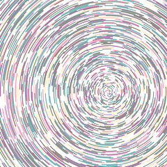 Colorful Universe Circular Distribution Computational Generative Art background illustration