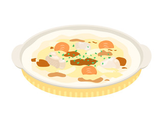 鶏肉のグラタン