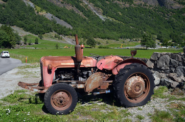Obraz premium Beautiful Norwegian countryside . Flam, Norway, Scandinavia