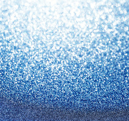 Winter icy bright background with a bokeh. Christmas Design.