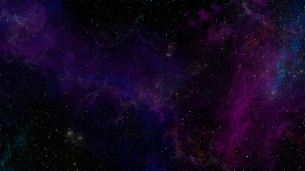 Abstract galaxy and nebula illustration