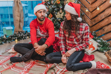 Wife and husband have troubles in communication. The holiday is messed up now.