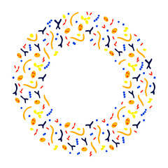 Vector isolated illustration of probiotics