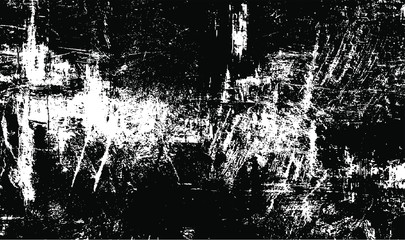 Obraz premium Scratched Grunge Urban Background Texture Vector. Dust Overlay Distress Grainy Grungy Effect. Distressed Backdrop Vector Illustration. Isolated Black on White Background. EPS 10.