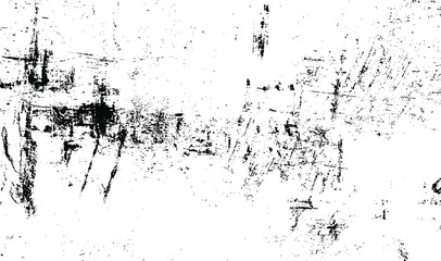 Scratched Grunge Urban Background Texture Vector. Dust Overlay Distress Grainy Grungy Effect. Distressed Backdrop Vector Illustration. Isolated Black on White Background. EPS 10.