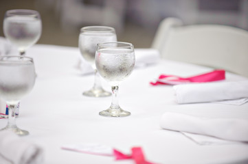 table set for dinner