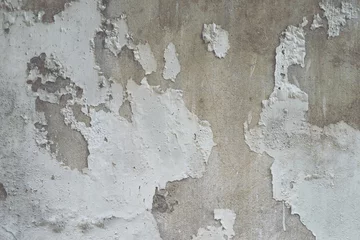 Photo sur Plexiglas Vieux mur texturé sale fond blanc de ciment naturel ou texture de vieux mur en pierre