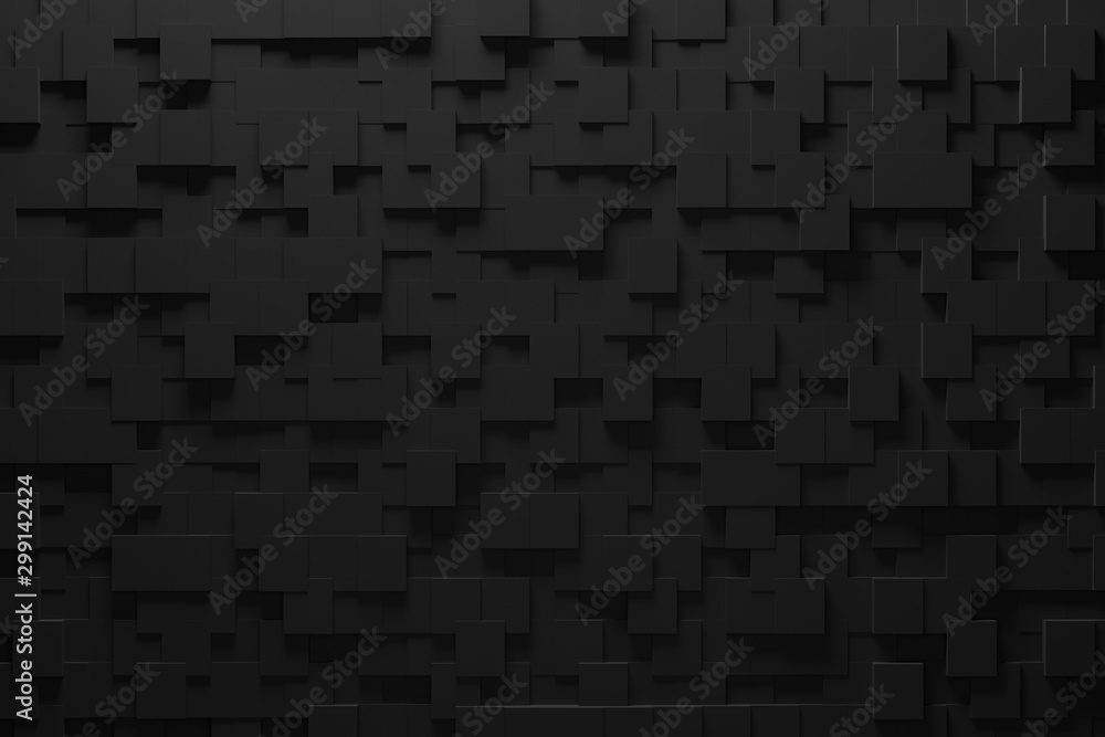 Poster 3d abstract background shows the innovation and organic geometry concepts. 3d rendering