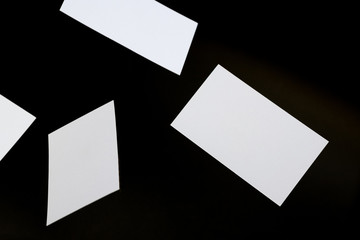 Empty vvisiting cards