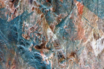 Faded texture background. Colorful acrylic paint spots. A blend of pastel shades