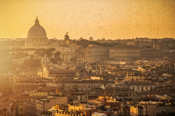 Fototapeta na wymiar Rome and Vatican Scenery