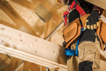 Wood Construction Worker