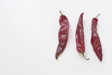 chili pepper isolated on white background