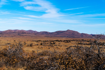 landscape of mountains