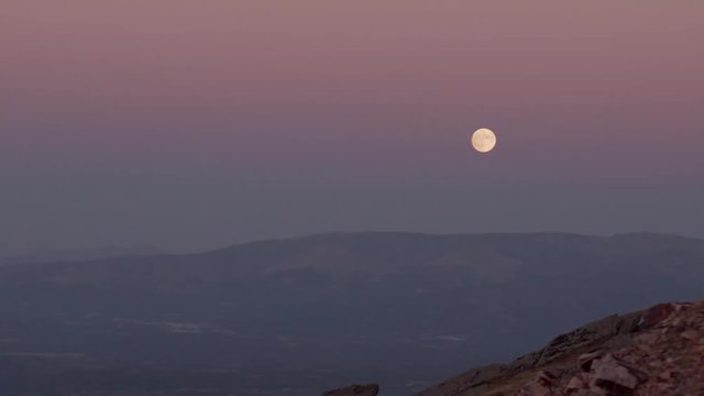 Overcast sky with moonlight