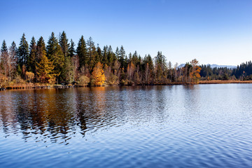 Inmitten des Naturschutzgebietes Ellbach-Kirchseemoor liegt der Kirchsee, einer der schönsten Badeseen Bayerns.
