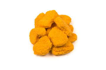 Nuggets isolated on a white background.