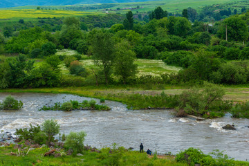 Amazing landscape with Debed river, Armenia-Georgia border