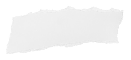 white paper ripped message torn