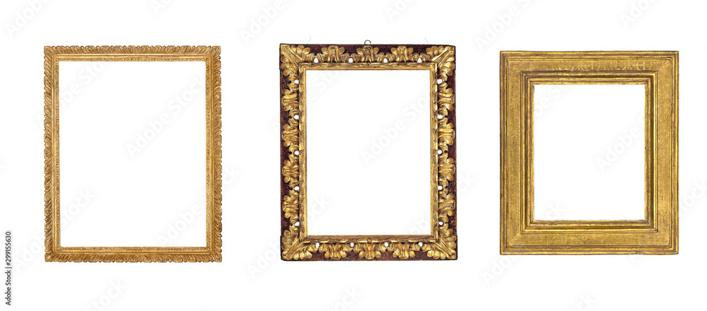 Wall mural isolated frame