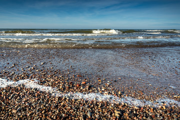 Coastline of Baltic sea.
