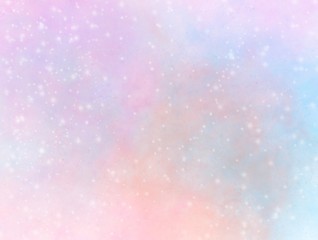 Cute Christmas pastel bright circle bokeh ,concept soft Christmas background in a dream presentation for work or advertisement