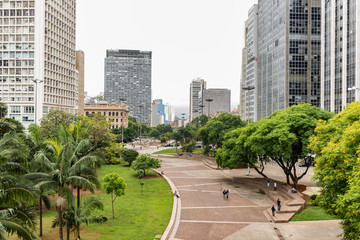 Sao Paulo Brazil Valley of Anhangabau 