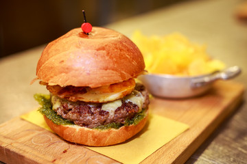 The best hamburger in rome