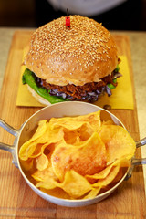 The best hamburger in rome