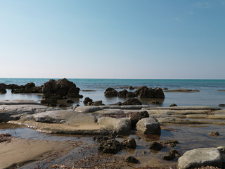 sea beach rocks