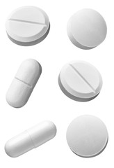white pill medical drug medication