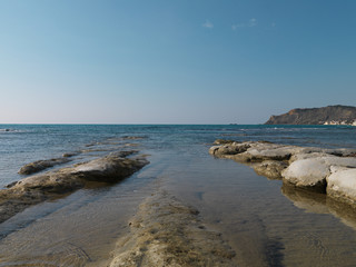 Fototapeta na wymiar sea beach rocks