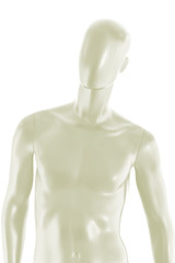 Obraz na płótnie Canvas Gloss color mannequin male isolated