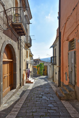Obraz premium Melfi, Italy, 10/26/2019. A day of vacation in a medieval village in the Basilicata region, in Italy