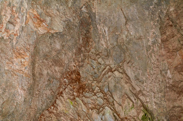 Wall of an ancient cave - Stopica cave, Zlatibor mountain - Serbia