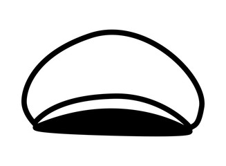 Isolated hat icon vector design
