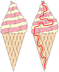 ice cream maze