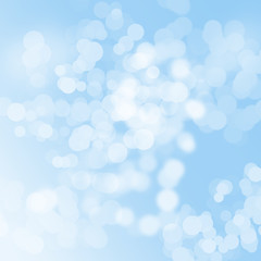 Obraz premium beauty blue bokeh abstract light background