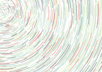 Colorful Universe Circular Distribution Computational Generative Art background illustration