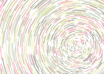 Colorful Universe Circular Distribution Computational Generative Art background illustration