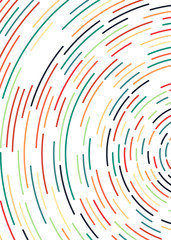 Colorful Universe Circular Distribution Computational Generative Art background illustration