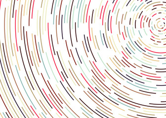 Colorful Universe Circular Distribution Computational Generative Art background illustration