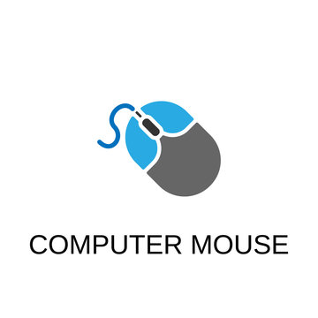 Computer mouse icon. Computer mouse symbol design. Stock - Vector illustration can be used for web.