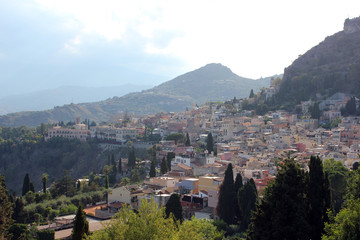 Fototapeta premium The pearl of Taormina in Sicily