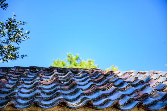 Spanish Colonial Style Clay Tile Roof