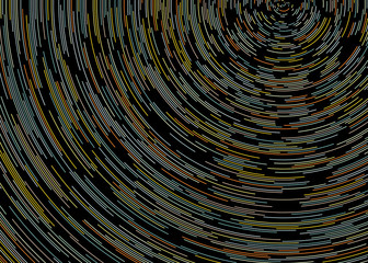 Colorful Universe Circular Distribution Computational Generative Art background illustration