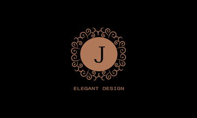 Stylish elegant monogram letter W. Decorative template for cafes, bars, restaurants, hotels, boutiques. Business style and company brand. Vector illustration